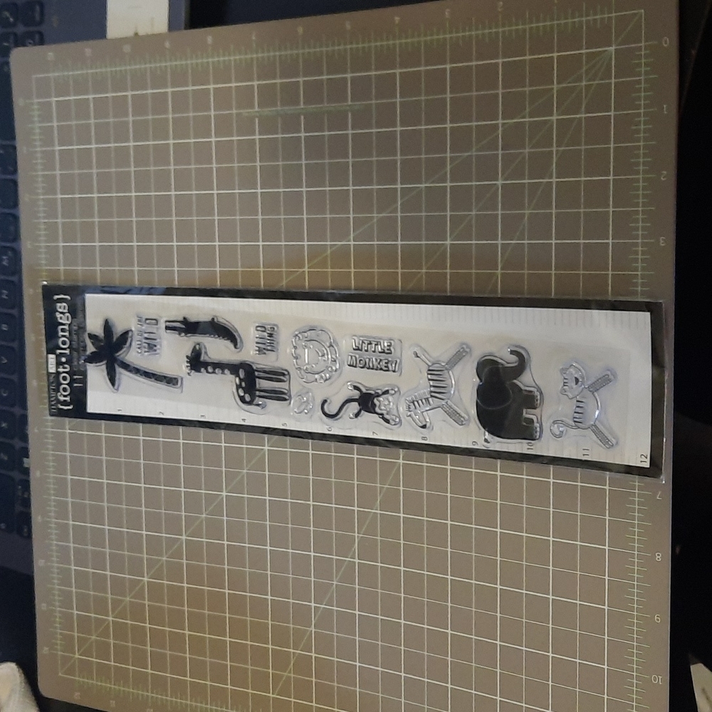 Wild Animal Foot Long clear stamp set